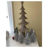 Silver Toned Christmas Trees