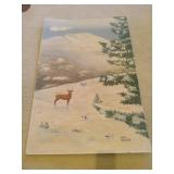 Fran Greenwood " Mountain Solitude" Oil Painting