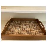 Tray with Wine Corks