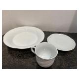 Freiberg Porzellan bowl cup saucer