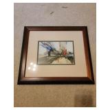 16.5x14.5in Framed D.R. Cooper Print