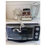 Old School Appliances, Blender, Toaster Oven and