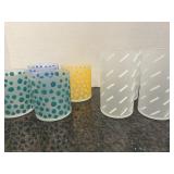 (4) Decorative Cups / (4) Tea Glass