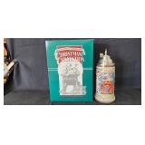 NIB Norman Rockwell Christmas Stein