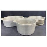 (2) Magnalite Roasters and (1) 6 Qt. Pot