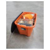 Tote Full of Halloween Decor