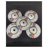 (5) CGW Fast Cut 6x1/8 in. Type 27, A 24 QBF