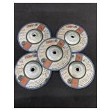(5) CGW Fast Cut 6x1/8 in. Type 27, A 24 QBF