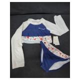NWT Tommy Bahama Girls 2pc Bathing Suit