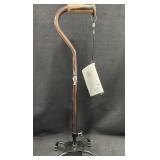 Hugo Adjustable Quad. Walking Cane