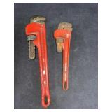 (2) Pipe Wrenches