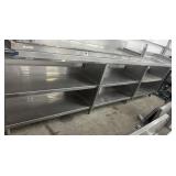 Stainless Steel Shelf w/ (6) Openings