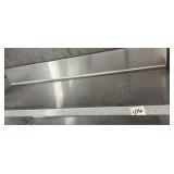 Stainless Steel Shelf w/ Brackets / Backsplash