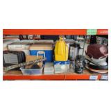 Contents on Shelf (Not Including Ice Chests)