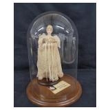 Porcelain Doll with Antique Wedding Dress