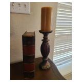 Faux Book and Candle