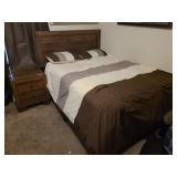 Full Bed & Side Table