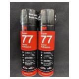 (2) 3M Super 77 Adhesive Spray 16.75 Oz. Can