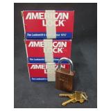 (3) Boxes of (4) American Lock ( NIB )