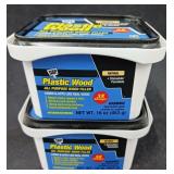 (2) DAP 16oz Plastic Wood All Purpose Wood Filler