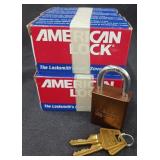 (2) Boxes of (4) American Lock ( NIB )