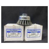 (2) Random Products 83070 2-3/4" Steel Knot Cup