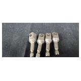 (4) Pneumatic Quick Connect Fittings