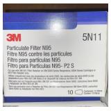3M Particulate Filter N95, 10 Filters per box