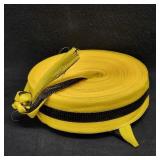 Yellow and Black Barricade Tape