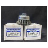 (2) Random Products 83070 2-3/4" Steel Knot Cup