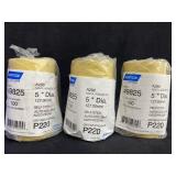 (3) Rolls of  Norton A290 5" Stick and Sand Disc
