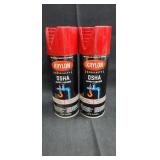 (2) Cans Krylon OSHA Safety Colors
