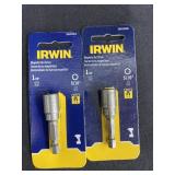 (2) Irwin Tools Magnetic Nutsetter 1