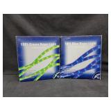 (2) 18ft Rope Lights - Blue & Green