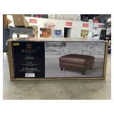 NIB, Modavari Leather Ottoman