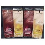 (4) Boxes of Schwarzkopf Hair Color Brown & Golden
