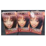 (3) Boxes of Clairol Hair Color 3RV Plum