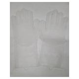 White Sponge Gloves Large