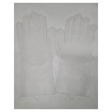White Sponge Gloves Large