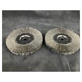 (2) Crimped Wire Wheels