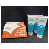 (4) Boxes of Self At Home COVID 19 Test and (4)