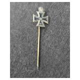 A Miniature Knights Cross With Oak Leaves Stickpin
