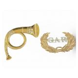 US Army 1858 Hat Infantry Bugle,Original U.S.