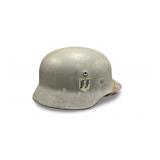 WWII  German Helmet M-35 DD SS