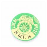 Vintage 1936 AF of L  Button Pin