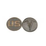 WW1 US Army Quartermaster Type I Collar Disc &