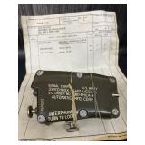 WWII Signal Corps U.S. Army Switchbox