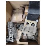 Boxes of Military Radio Parts, Tubes, Dynamotor