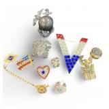 Vintage WWII U. S. Soldier Pins