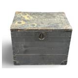 Vintage WWII Wooden Trunk